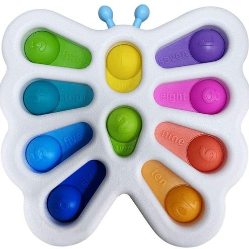 butterfly simple dimple fidget toy popping fidget stress relief toys - Pop It Buy