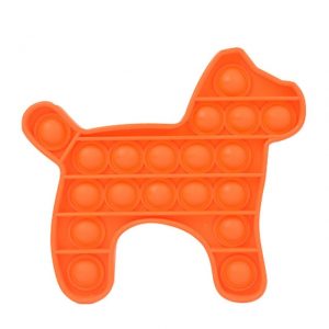 dog shape popping fidgets stress relief toys - Pop It Buy