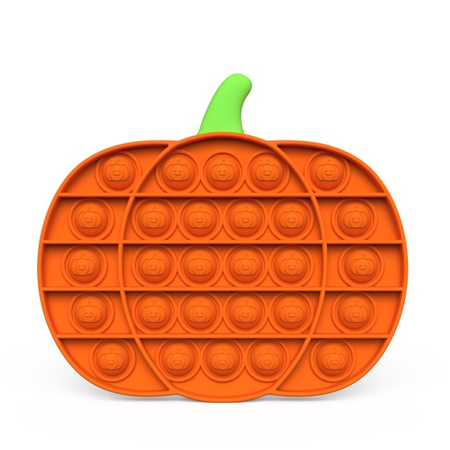 pumpkin pop it fidget simple dimple anti stress toy - Pop It Buy