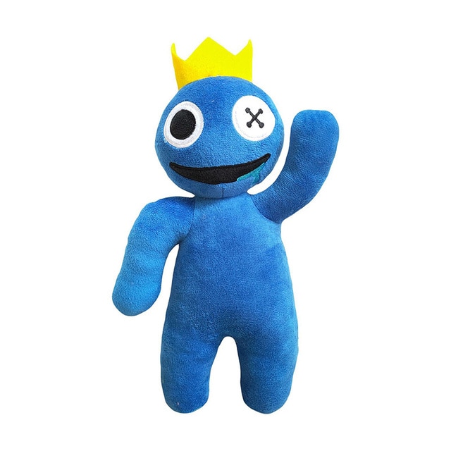 25 50cm Rainbow Friends Plush Toy Cartoon Game Character Doll Kawaii Blue Monster Soft Stuffed Animal 1.jpg 640x640 1 - Rainbow Friends Plush